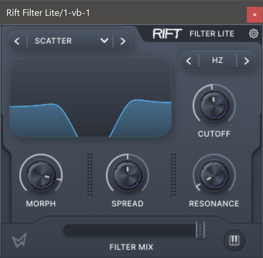 Minimal Audio Rift Filter Lite